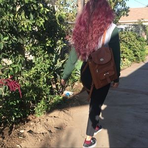 Brown mini backpack 💖